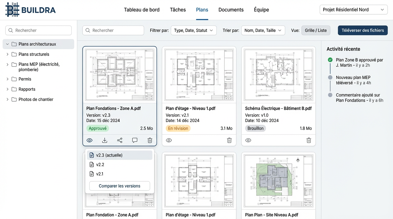 Buildra screenshot