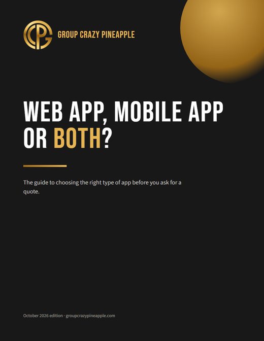 Web app, mobile app or both? The decision tool and the guide