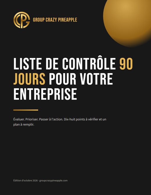 Liste de contrôle 90 jours pour votre entreprise : le guide et l'outil